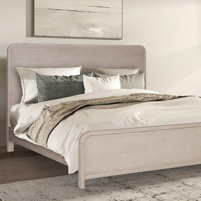 Belize Natural Oak Queen 5 Piece Bedroom Set w/2 Nightstands