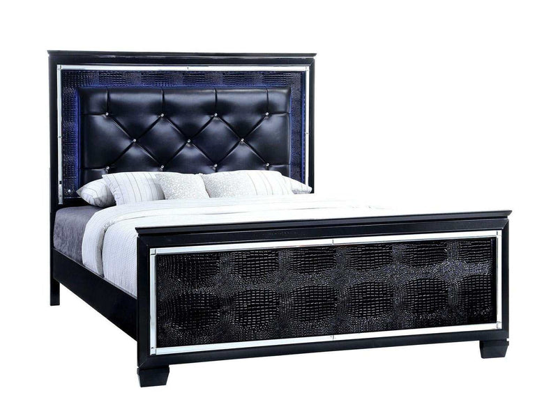 Bellanova Black Queen Bed