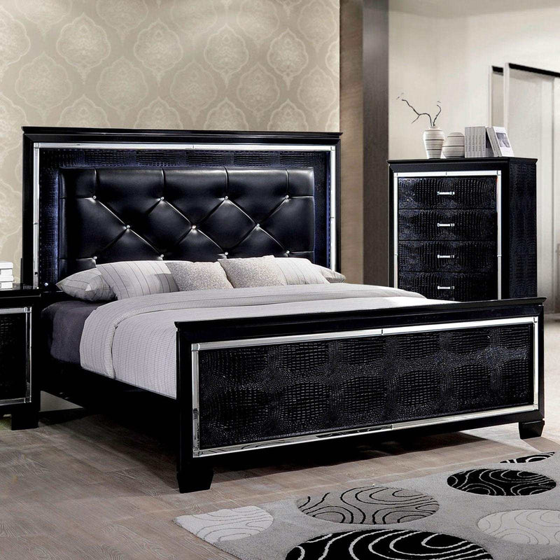 Bellanova Black Queen Bed