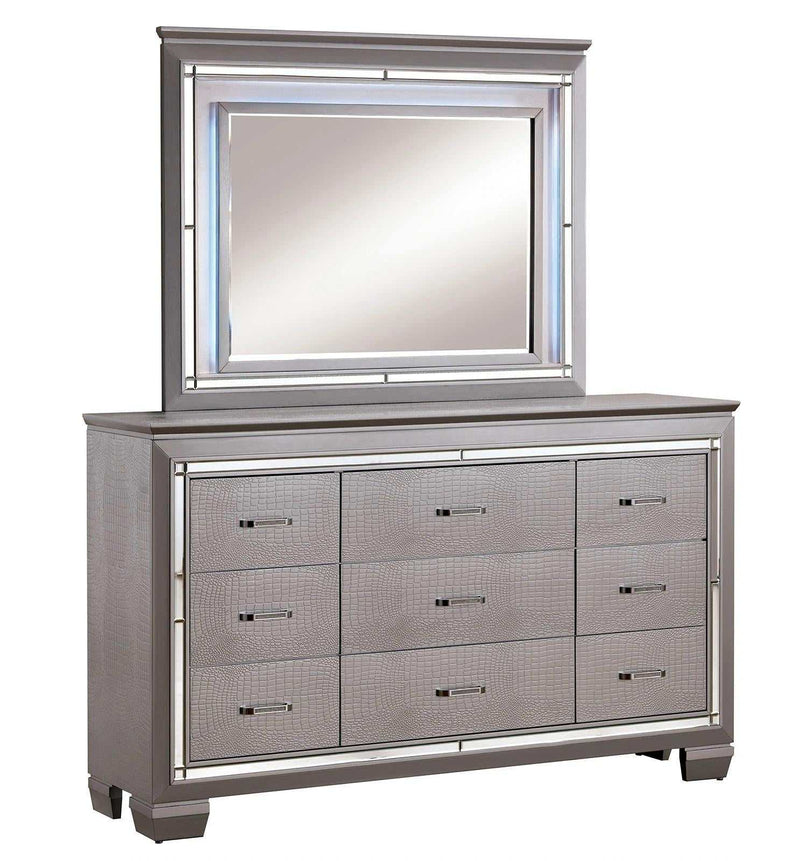 Bellanova Silver Queen Bedroom Set / 4pc