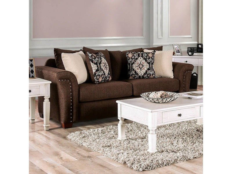 Belsize Chocolate/Tan Sofa