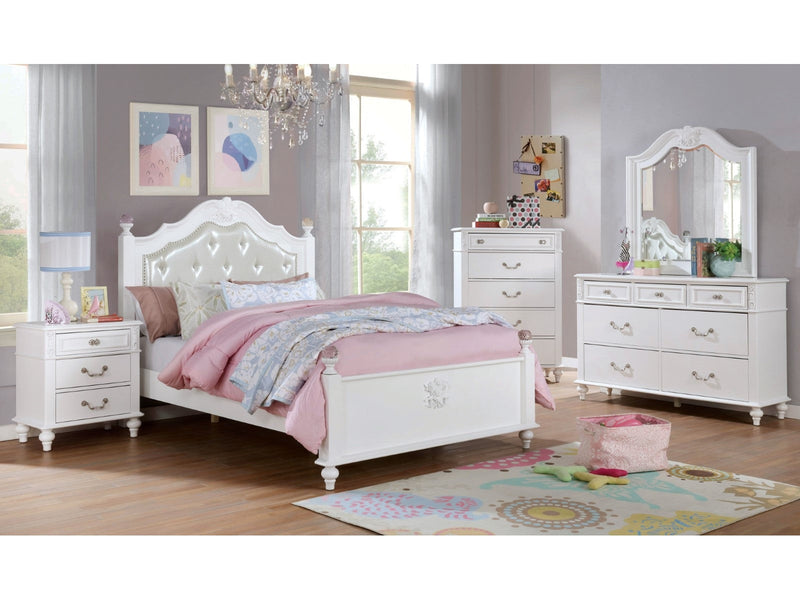Belva White 4 Pc. Twin Bedroom Set