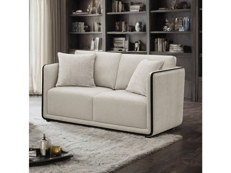 Benilde Taupe Loveseat