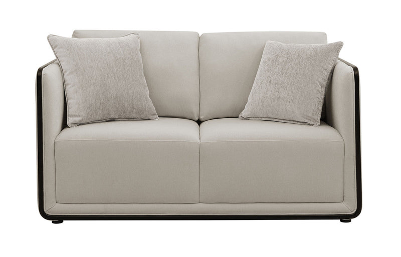 Benilde Taupe Loveseat