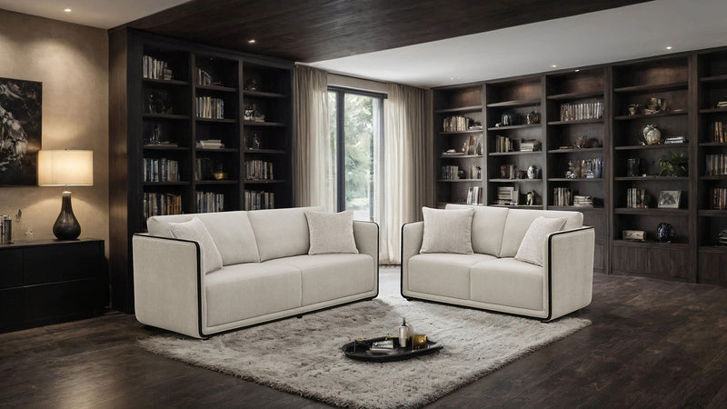 Benilde Taupe Sofa