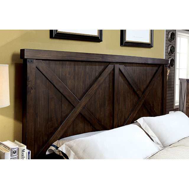 Bianca Dark Walnut Eastern King Bed