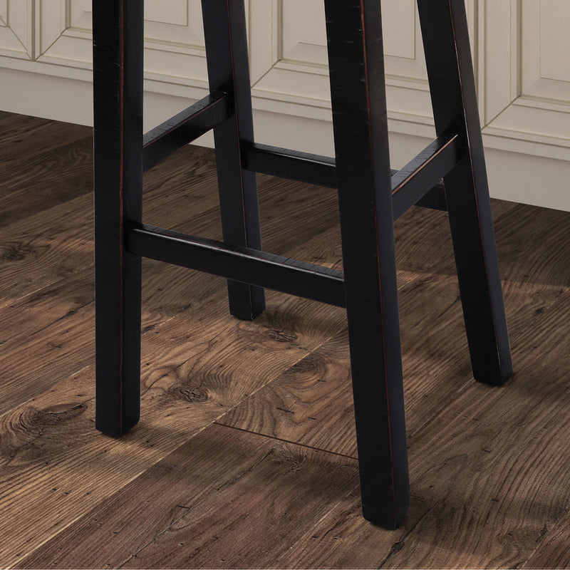 Biasca Black Stool (Set of 2)