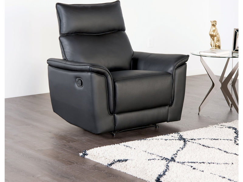 Bienne Black Recliner