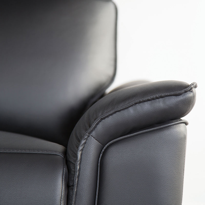 Bienne Black Upholstery Reclining Living Room Set