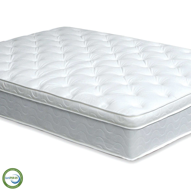 Bird of paradise White 11" Euro Pillow Top Full Mattress