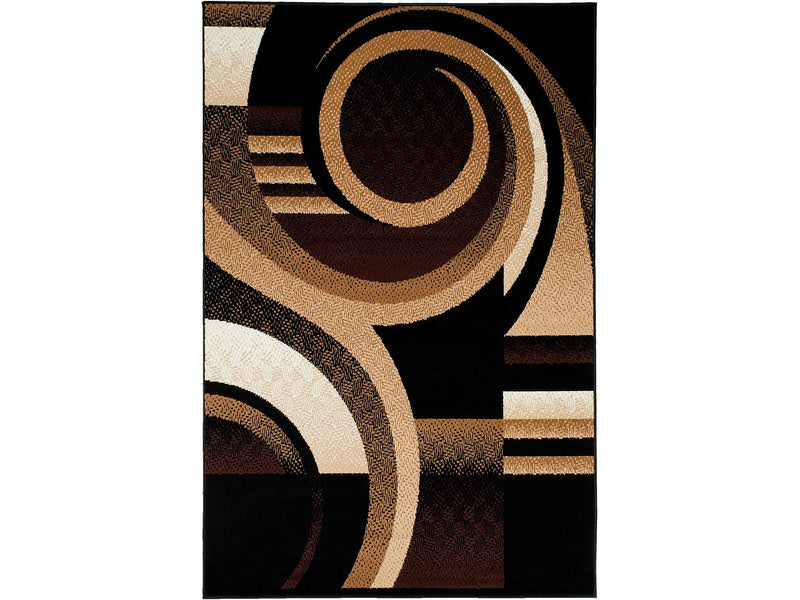 Blitar Brown/Black 5' X 7' Area Rug