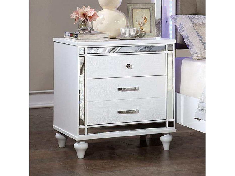 Brachium White Nightstand