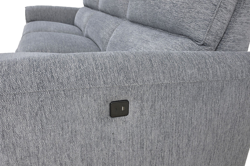 Brande Gray Power Sectional