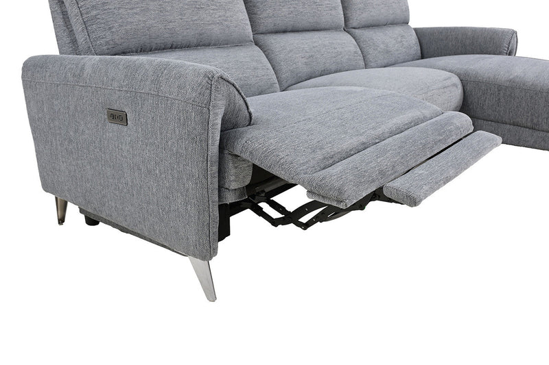 Brande Gray Power Sectional