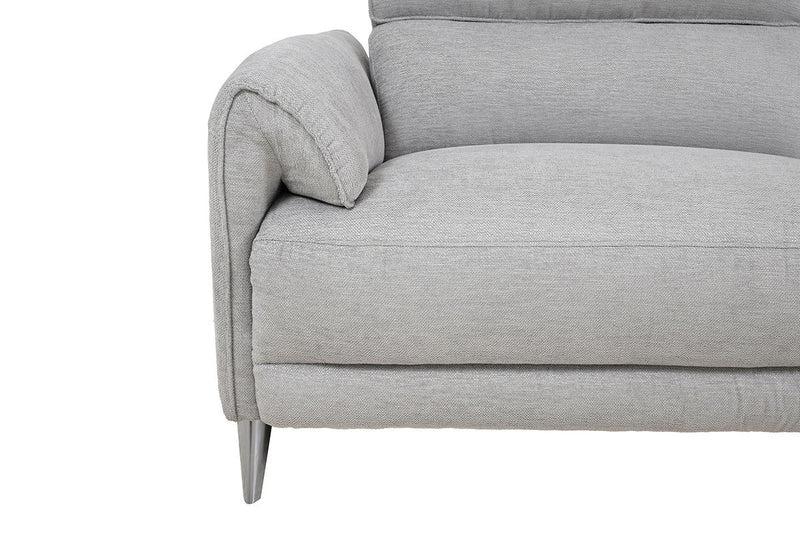 Brande Light Gray Power Sectional