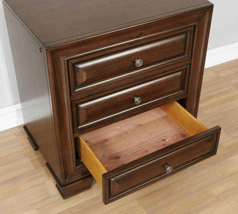Brandt Brown Cherry 4 Pc. Queen Bedroom Set