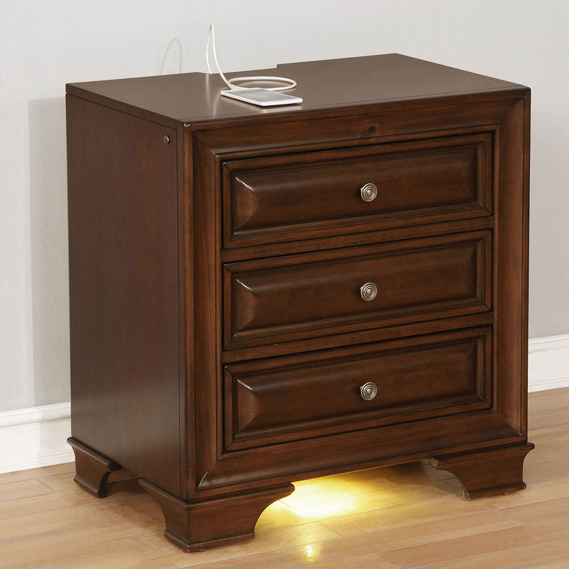 Brandt Brown Cherry 4 Pc. Queen Bedroom Set