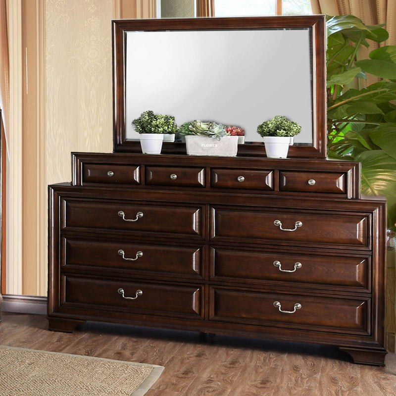 Brandt Brown Cherry 5 Pc. Queen Bedroom Set w/ Chest