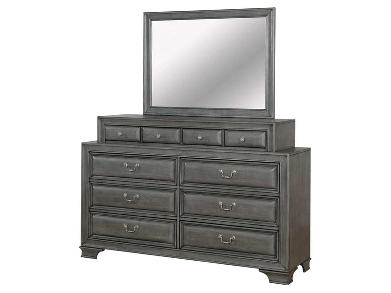 Brandt Gray Dresser & Mirror