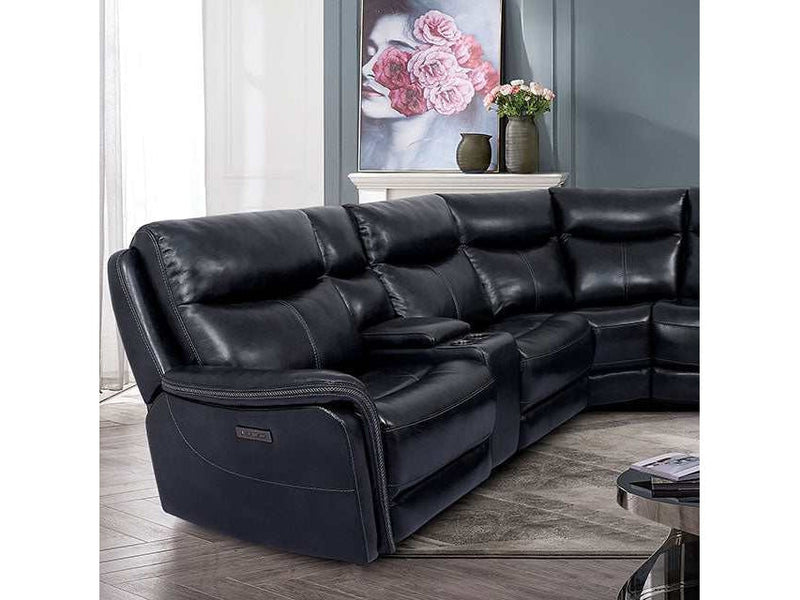 Braylee Dark Navy Power Sectional