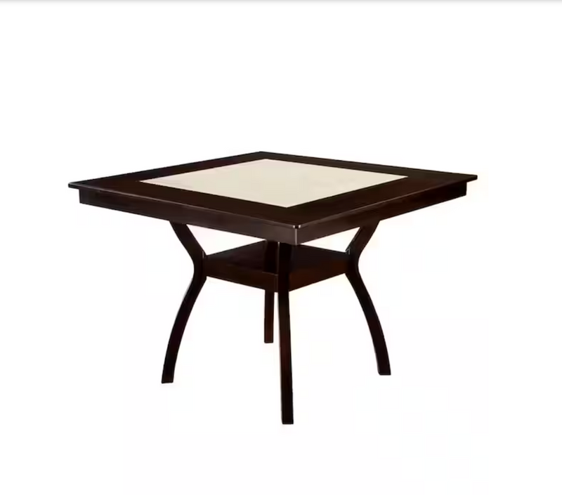 Brent II  Dark Cherry/Ivory Dining Table