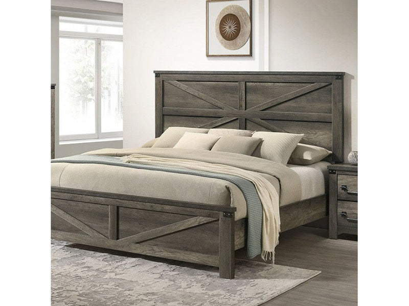 Britonale Gray Eastern King Bed