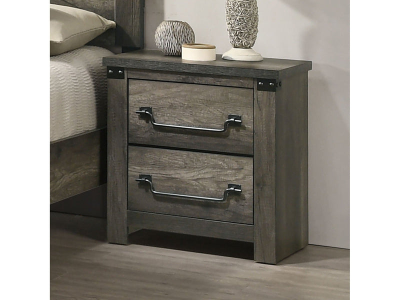 Britonale Gray Nightstand