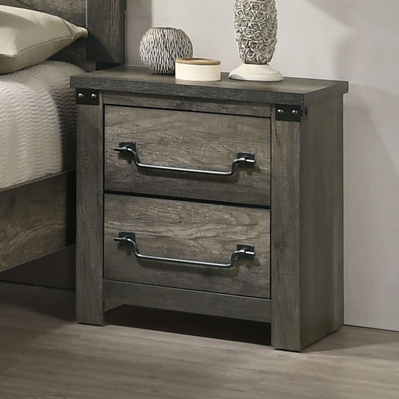 Britonale Gray Queen 4 Piece Bedroom Set