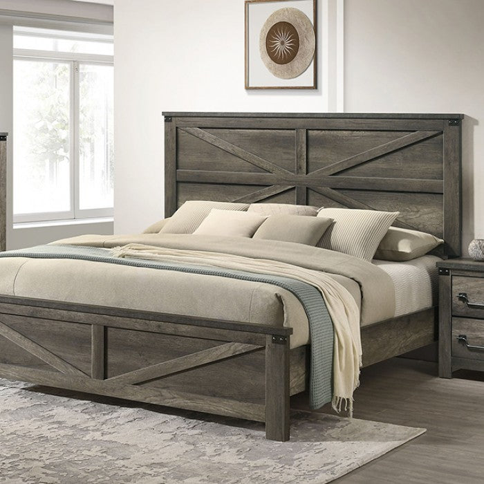 Britonale Gray Queen 5 Piece Bedroom Set w/Chest