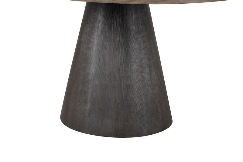 Broager Rustic Oak/Dark Walnut 5 Pc. Round Dining Table Set