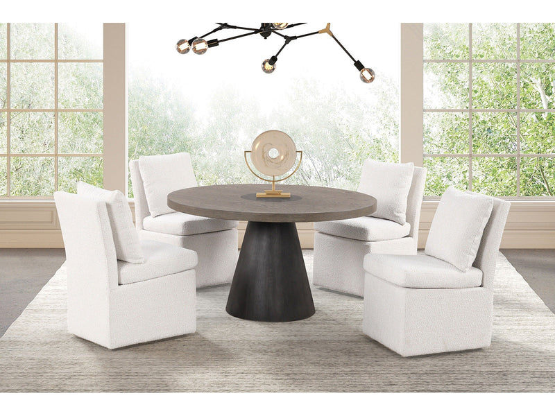 Broager Rustic Oak/Dark Walnut Dining Table