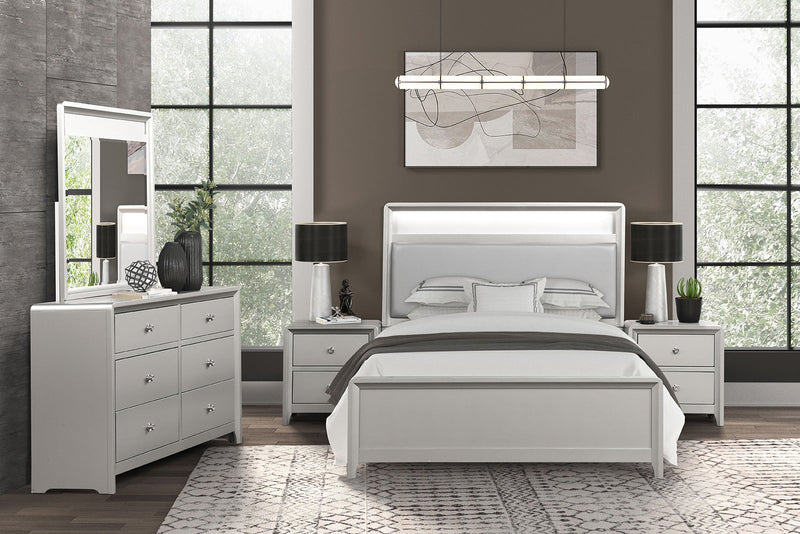 Bryne Champagne Full Bed