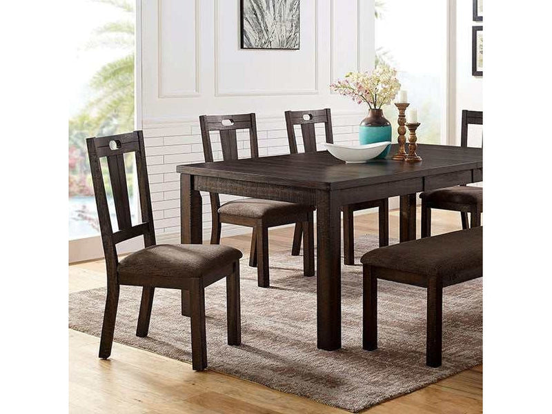 Burton Walnut/Ash Brown Dining Table