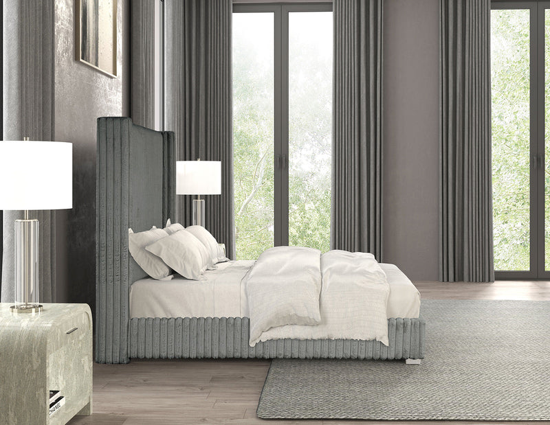 Cadwell Gray Eastern King Bed