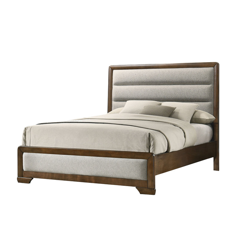 Caerwys Brown/Light Gray Queen 5 Piece Bedroom Set w/Chest