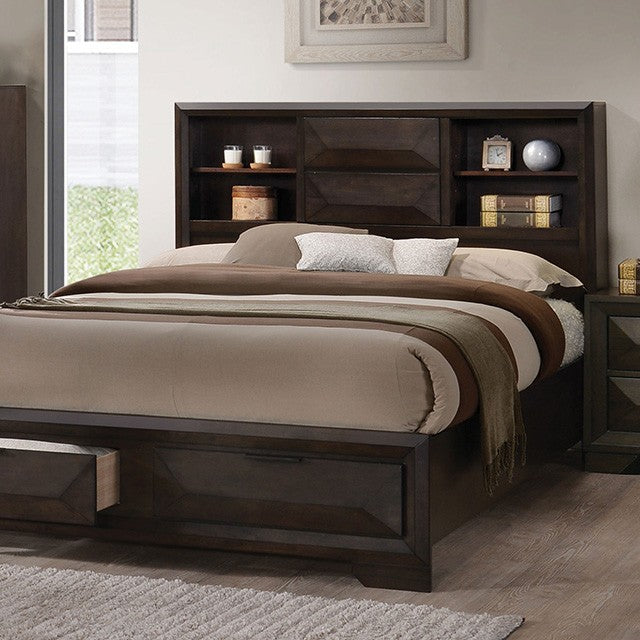 Caistor Espresso 5 Pc. Queen Bedroom Set w/ Chest