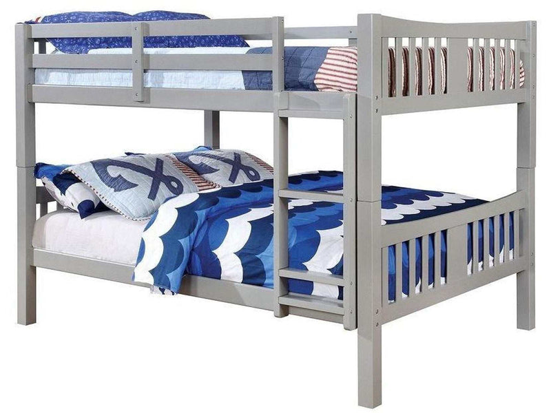 Cameron Gray Full/Full Bunk Bed