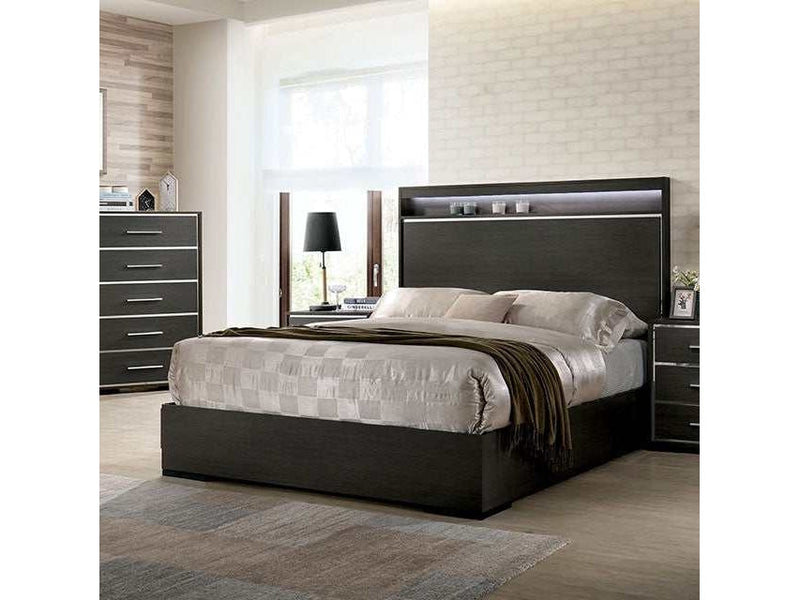 Camryn Warm Gray Eastern King Bed