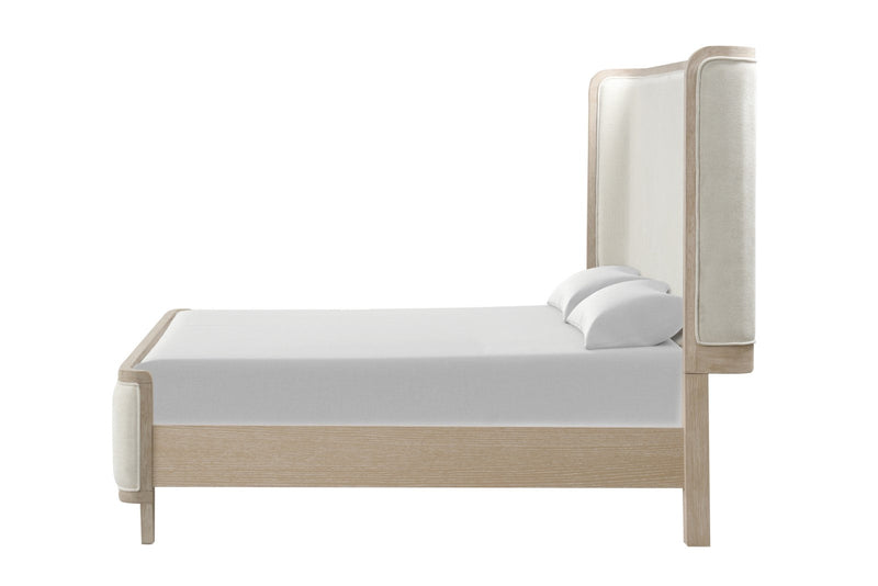 Candra Natural Oak Queen Bed