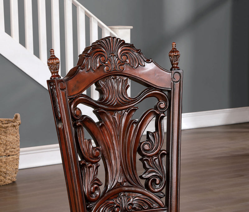 Canyonville Brown Cherry/Dark Brown 7 Pc. Dining Room Set
