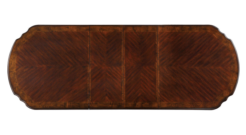 Canyonville Brown Cherry/Dark Brown 9 Pc. Dining Room Set