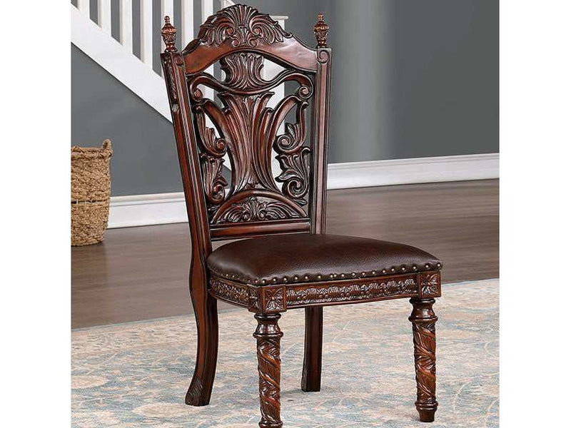 Canyonville Brown Cherry/Dark Brown Side Chair