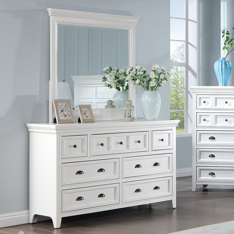 Castile White 4 Pc. Queen Bedroom Set