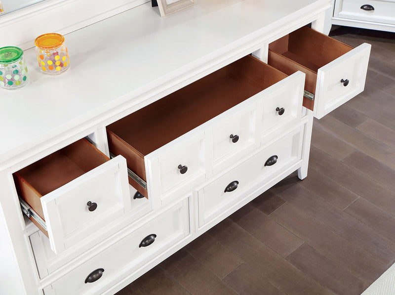 Castile White 4 Pc. Twin Bedroom Set