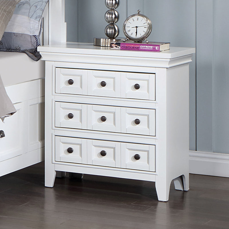 Castile White 5 Pc. Queen Bedroom Set w/ Chest