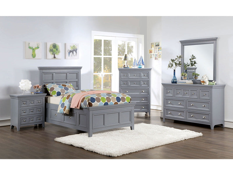 Castlile Gray 4 Pc. Twin Bedroom Set