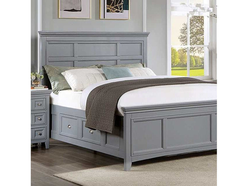 Castlile Gray Queen Bed