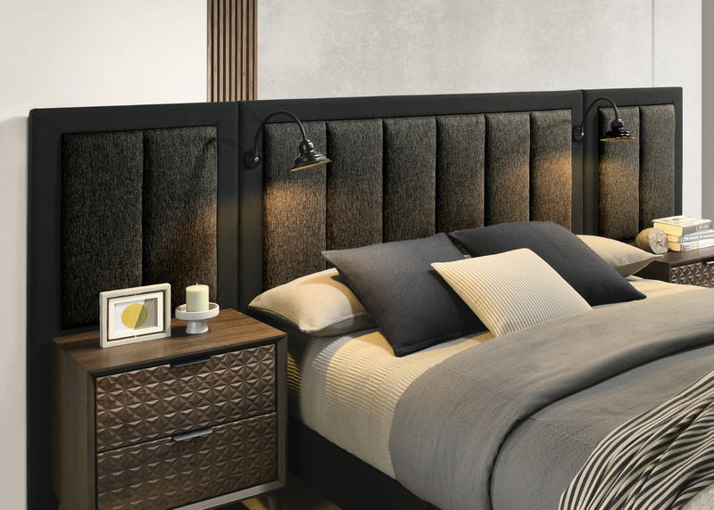 Chalfont Dark Brown Eastern King Bed