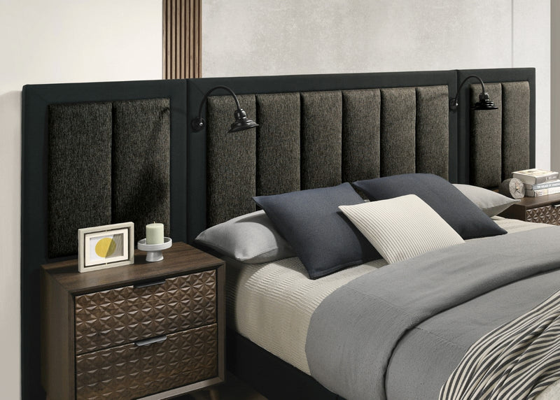 Chalfont Dark Brown Eastern King Bed