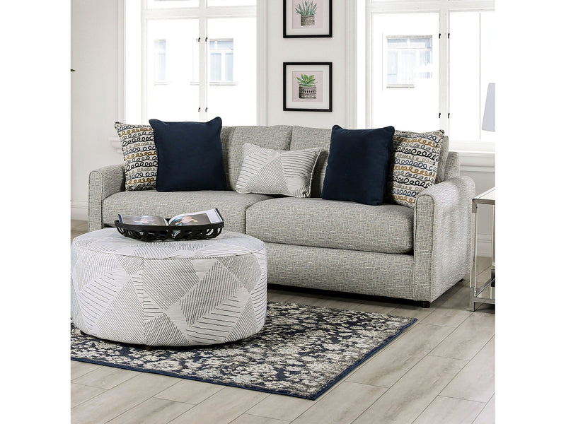 Chancery Gray/Navy Sofa